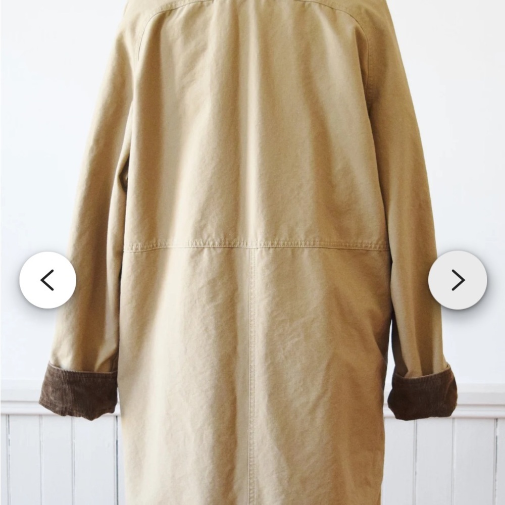 LL Bean Long Vintage Chore Jacket! Warm inner lining - Picture 6 of 7